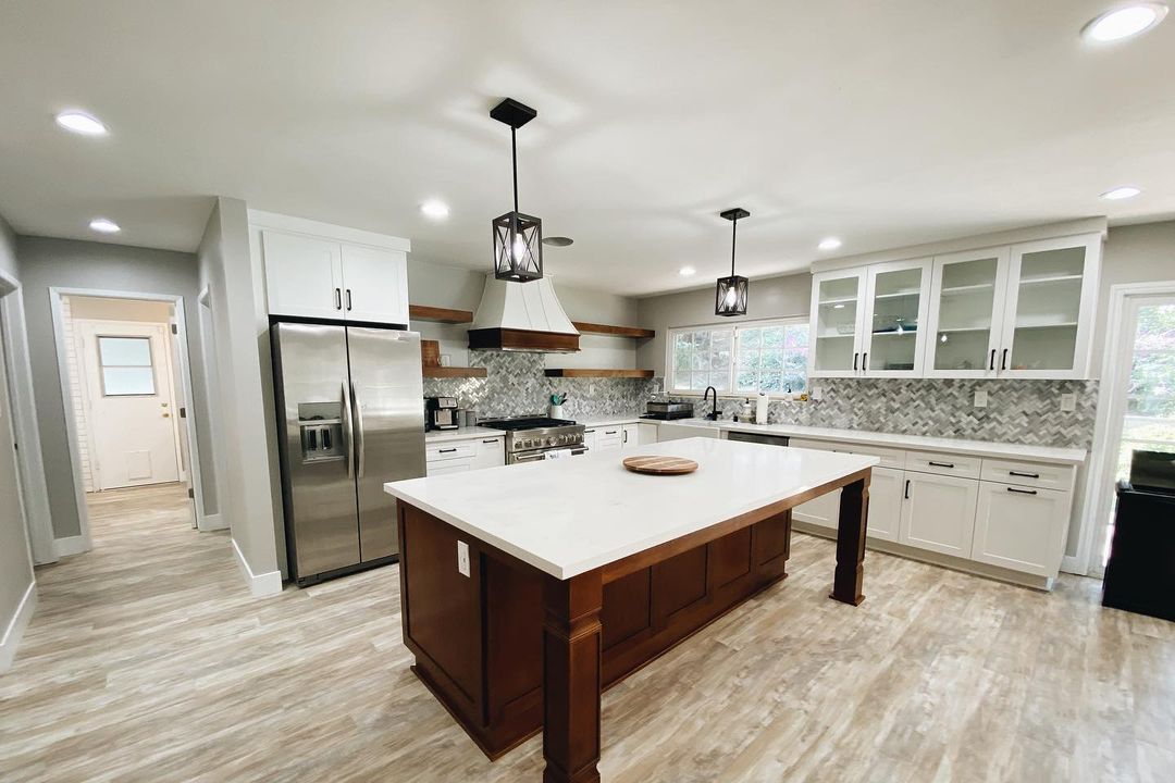 San Diego kitchen remodel pendant lighting
