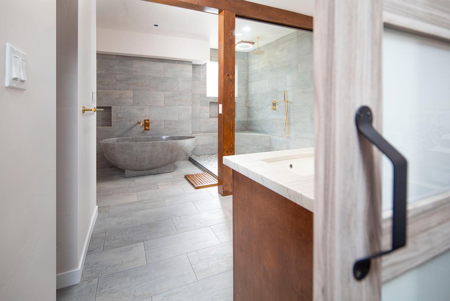 San Diego custom bathroom vanity